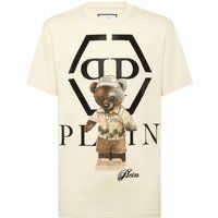 T-Shirt mit Kristall-Teddy-Grafik