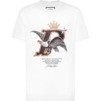 T-Shirt mit Kristall-Adler-Grafik