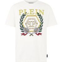 T-Shirt mit Tennis-Wappen und Strass