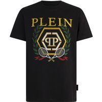 Tee mit Tenniswappen und Strassbesatz