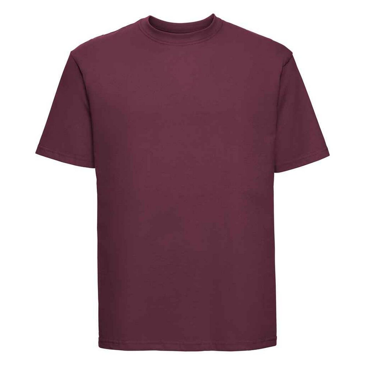 Schweres Baumwoll-T-Shirt mit Rundhalsausschnitt