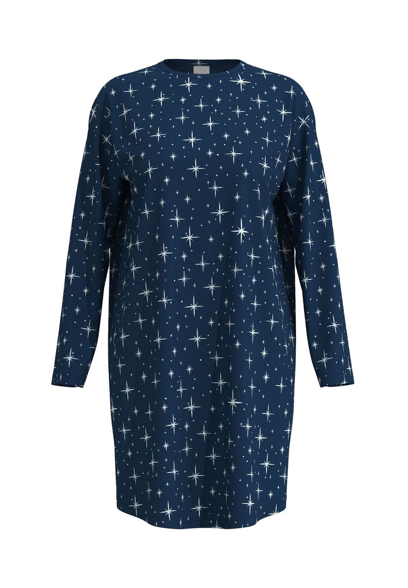 Locker geschnittenes Schlafshirt mit Sternenmuster