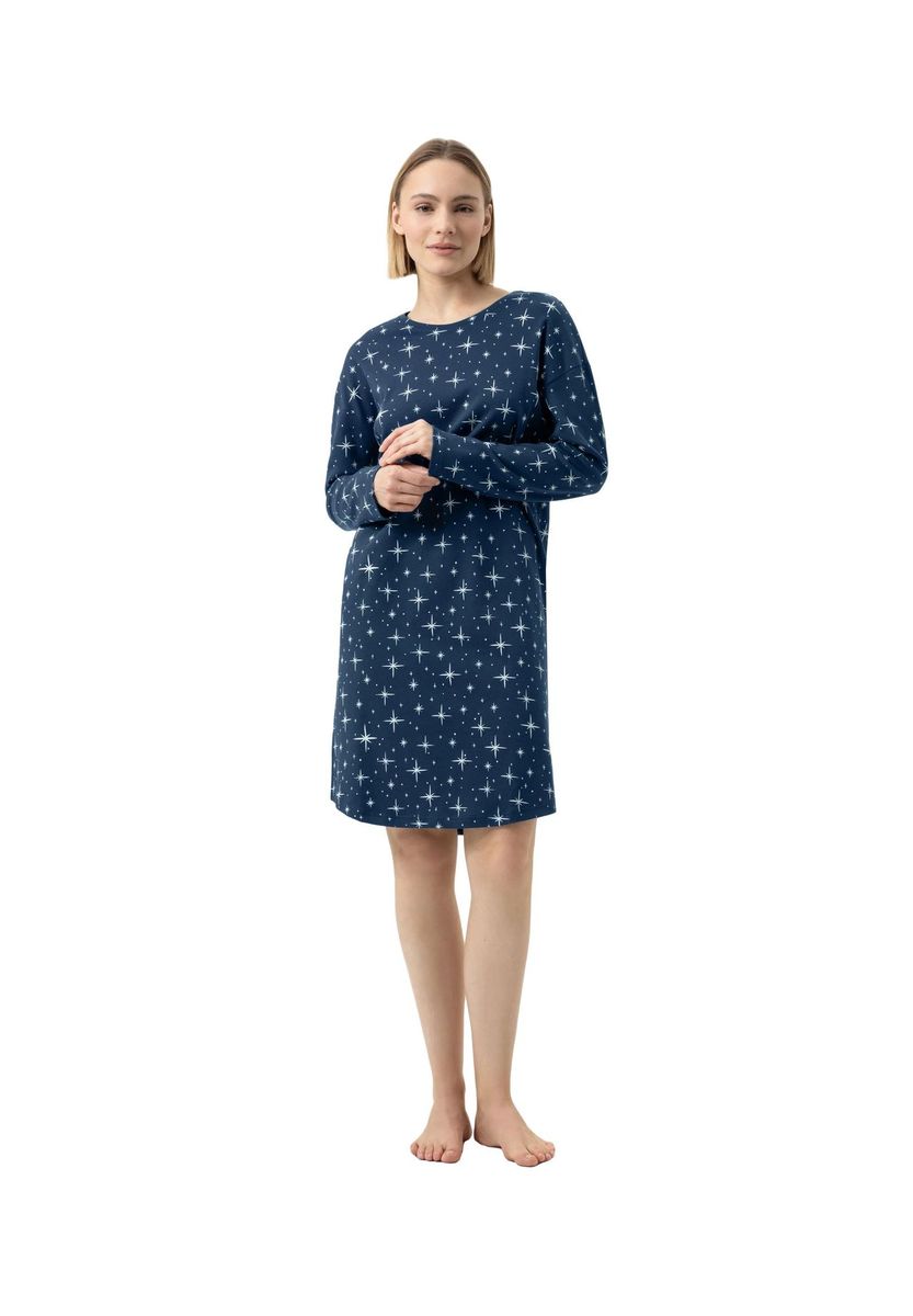 Locker geschnittenes Schlafshirt mit Sternenmuster