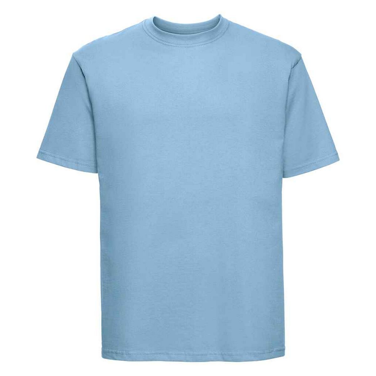 Klassisches Rundhals-T-Shirt aus schwerer Baumwolle