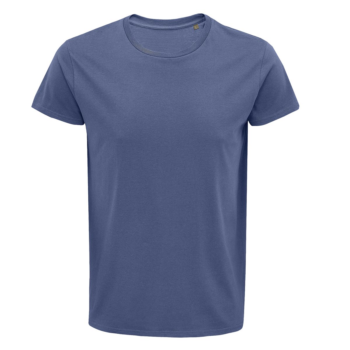 Bio-Baumwolle T-Shirt mit Rundhalsausschnitt