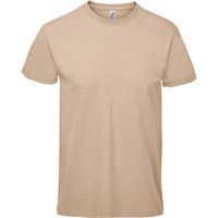 Schweres Baumwoll-T-Shirt mit Rundhalsausschnitt