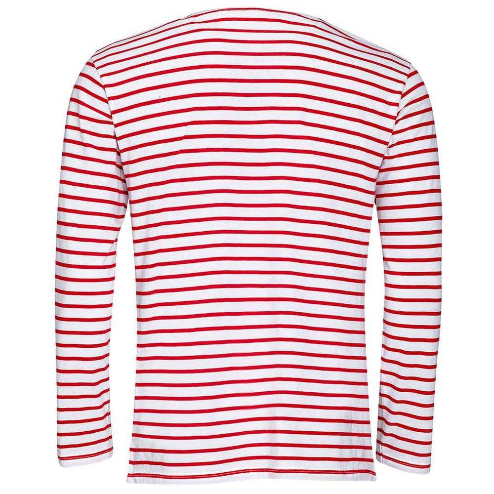 Klassisches Marine-Langarmshirt mit Streifen