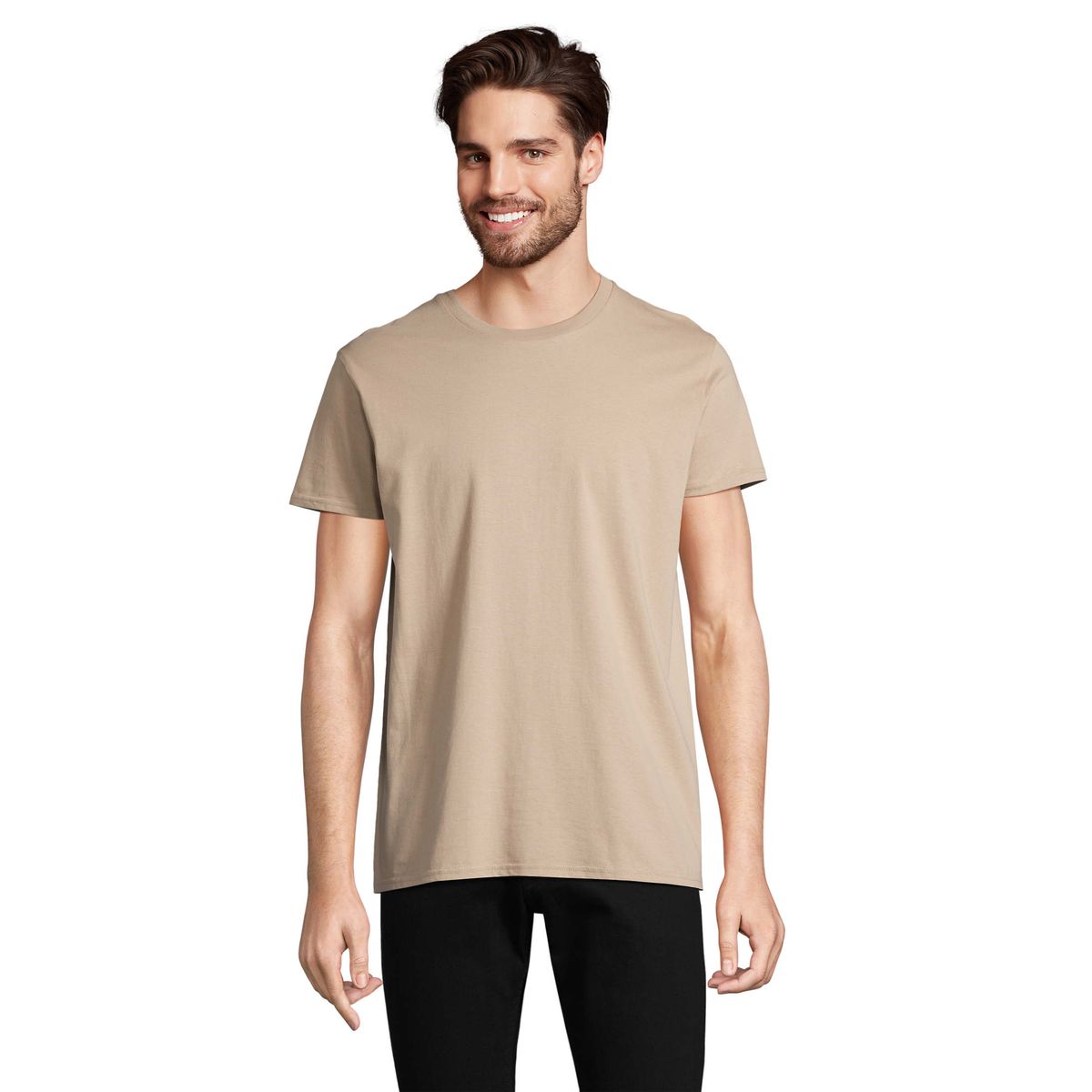 Essentielles Bio-Baumwolle Rundhalsshirt