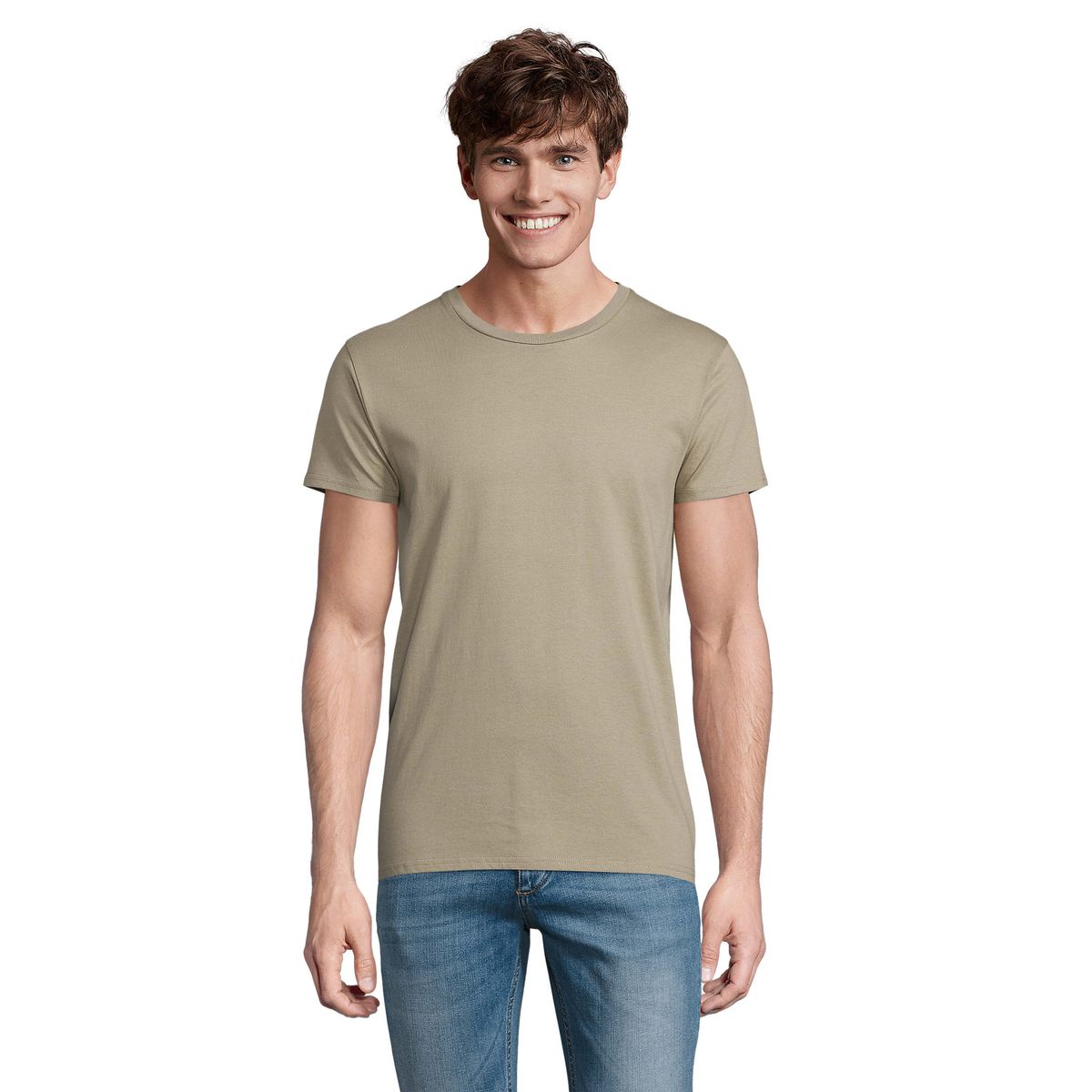Essentielles Bio-Baumwolle Rundhals T-Shirt
