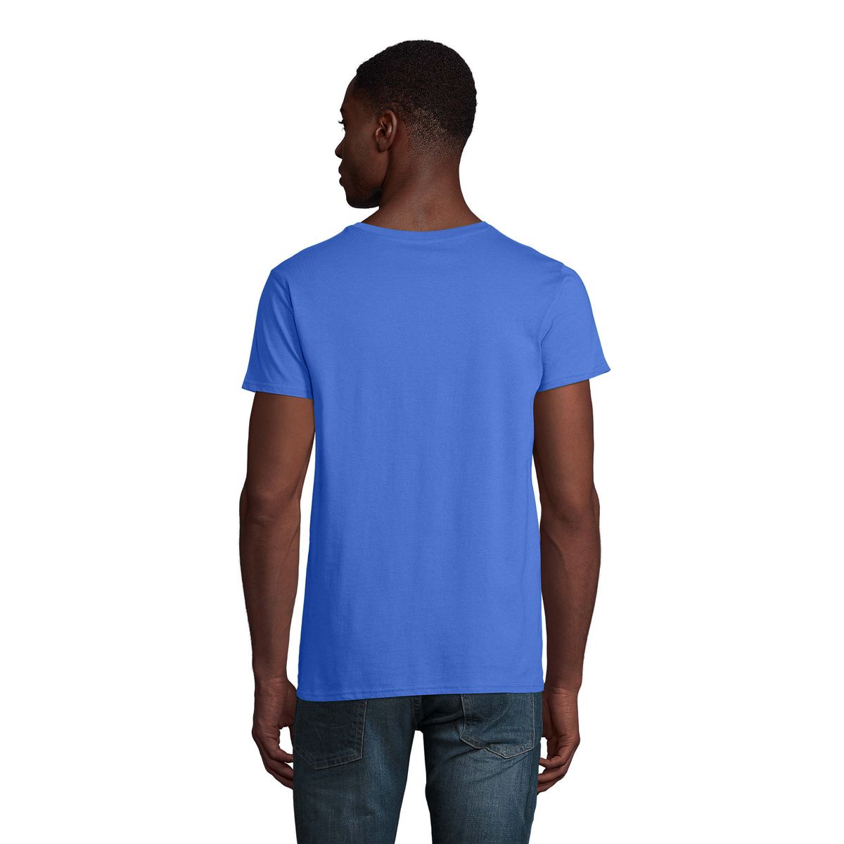 Bio-Baumwoll T-Shirt mit Rundhalsausschnitt