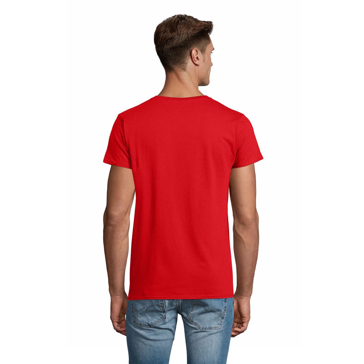 Klassisches Bio-Baumwolle Rundhals T-Shirt