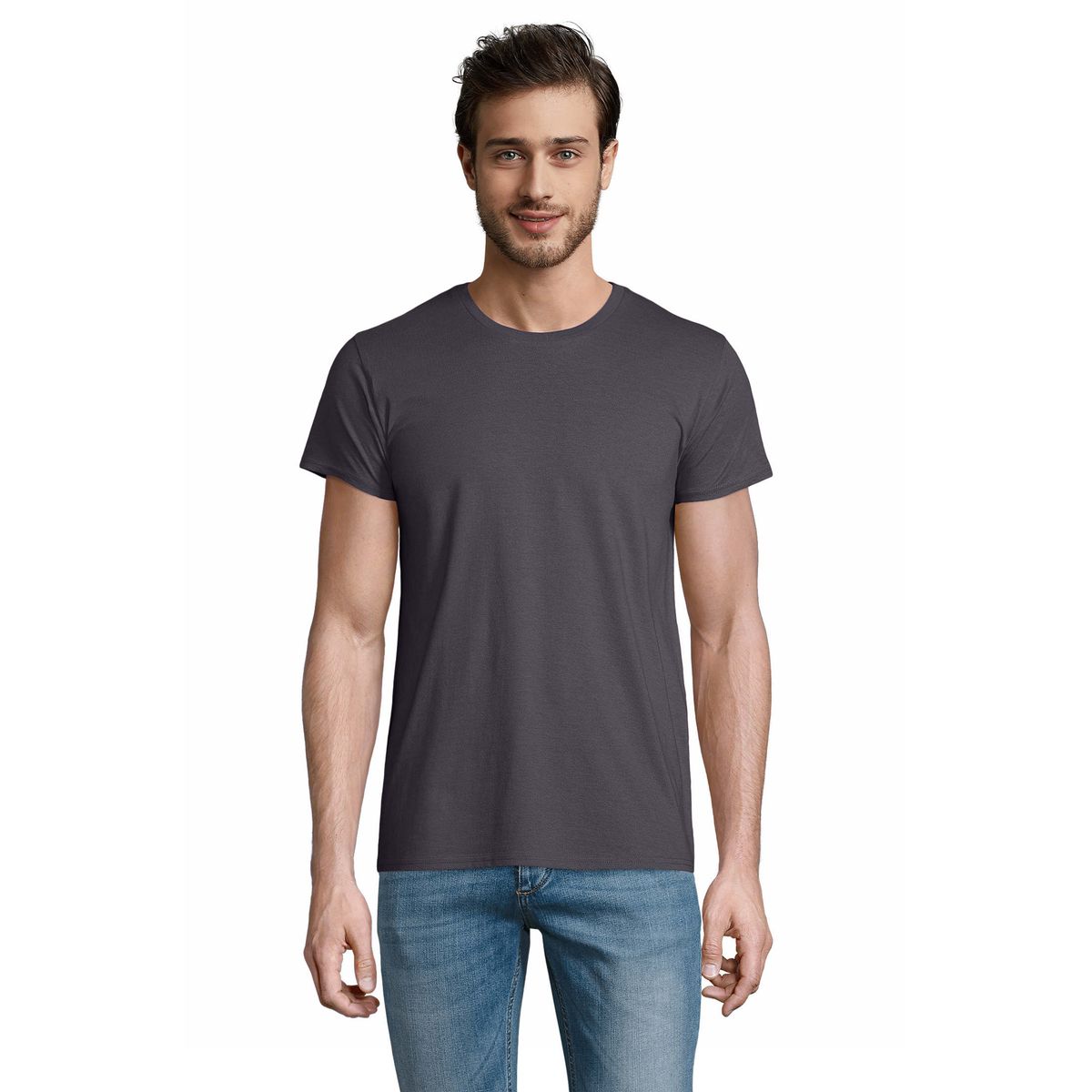 T-Shirt aus Bio-Baumwolle mit Rundhalsausschnitt