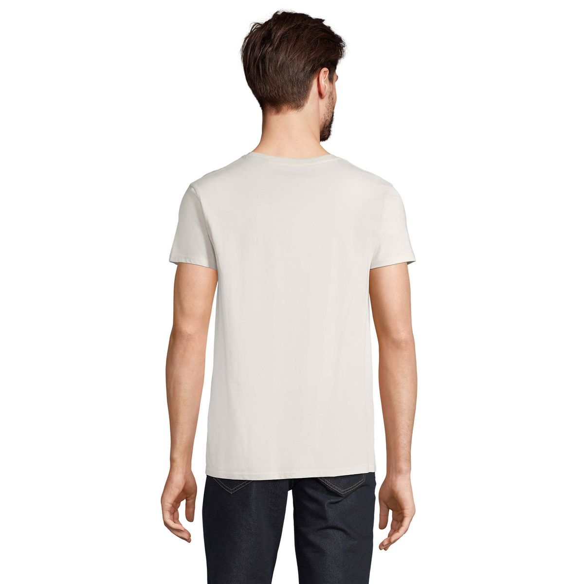 Bio-Baumwoll T-Shirt mit Rundhalsausschnitt