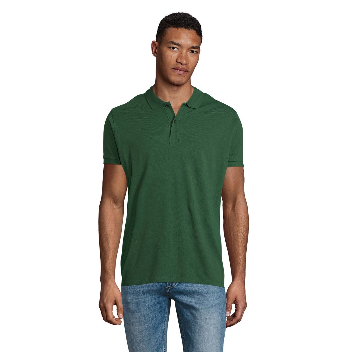 Piqué-Poloshirt aus Bio-Baumwolle