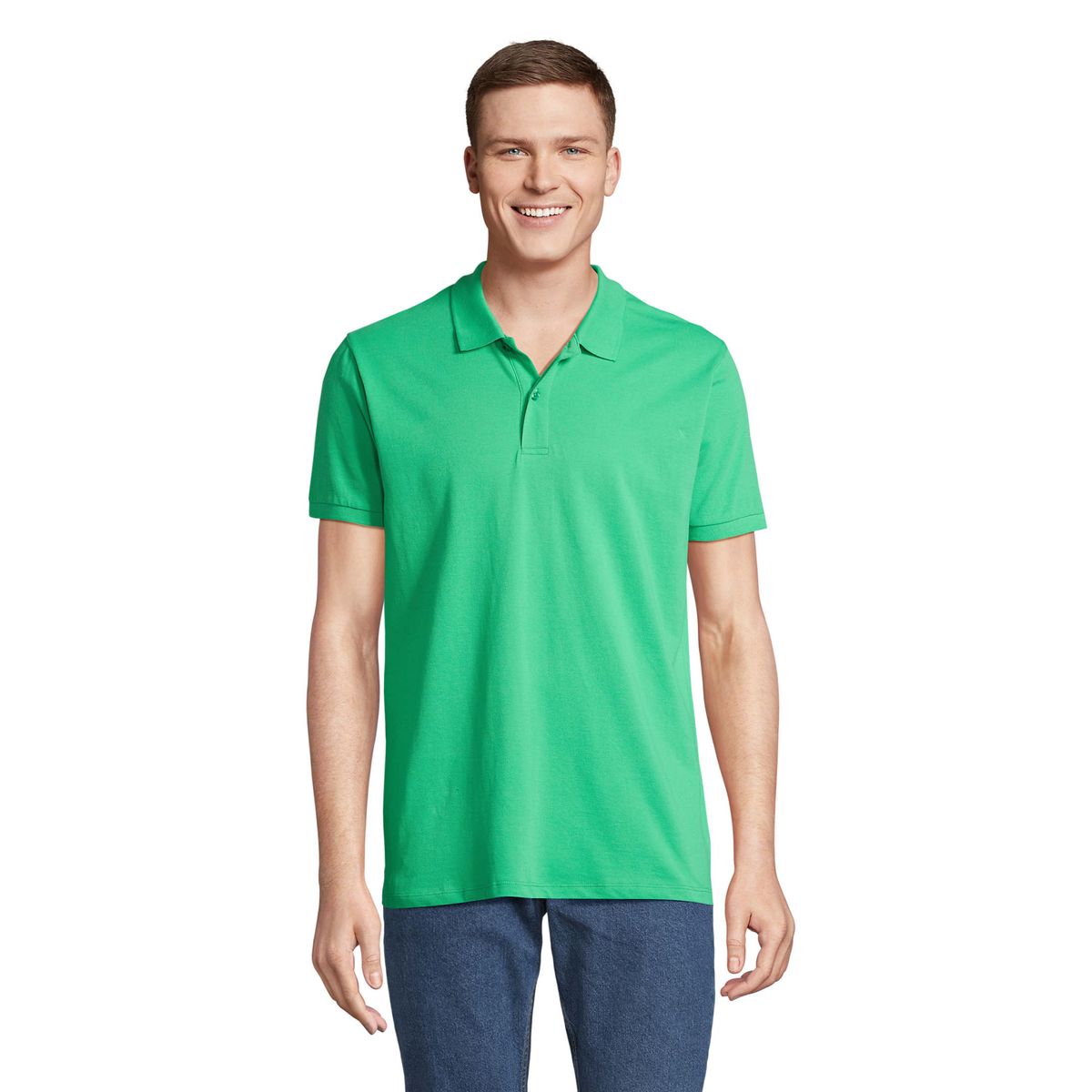 Bio-Baumwolle Piqué Poloshirt