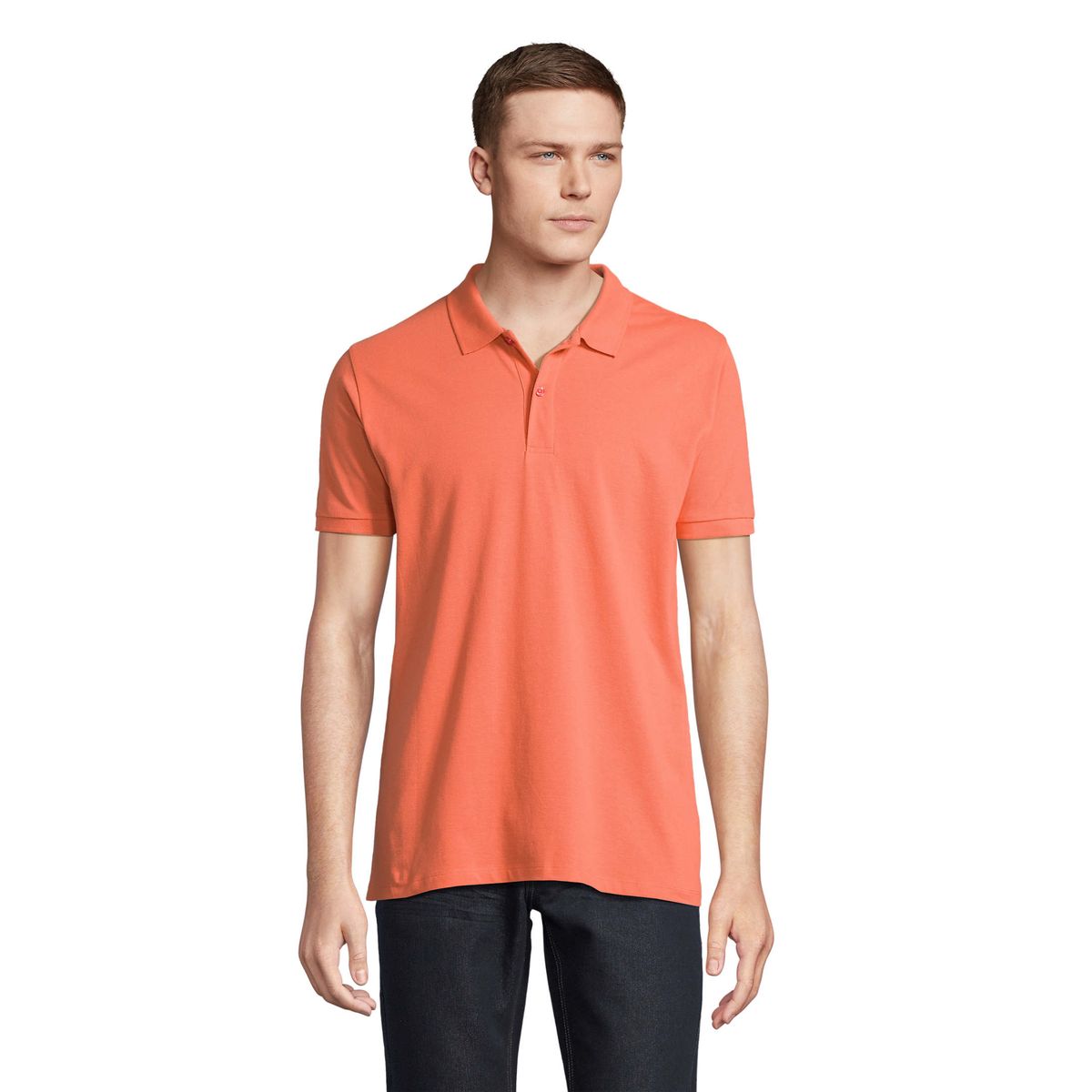 Klassisches Bio-Baumwolle Piqué-Poloshirt