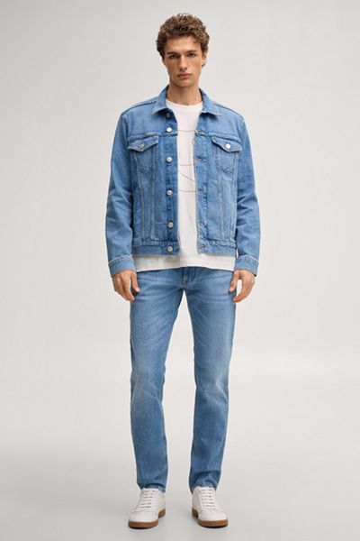 Joop! Jeans Stephen hellblaue Denim Regular Fit Five-Pocket-Stil