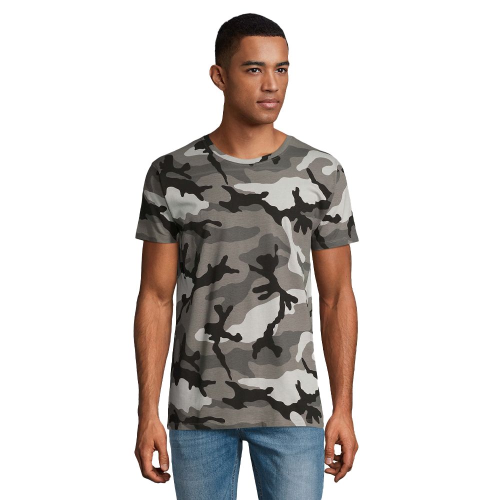 T-Shirt mit Camouflage-Print
