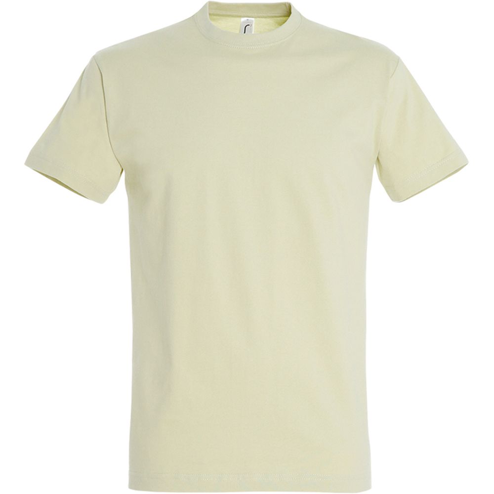 Schweres Baumwoll-T-Shirt mit Rundhalsausschnitt