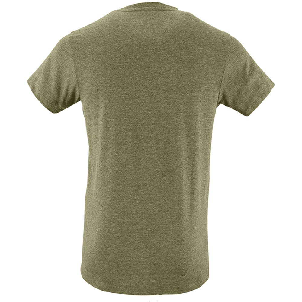 Schmal geschnittenes Melange T-Shirt