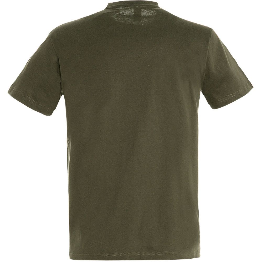 Kurzärmeliges Rundhals-T-Shirt aus Baumwolle