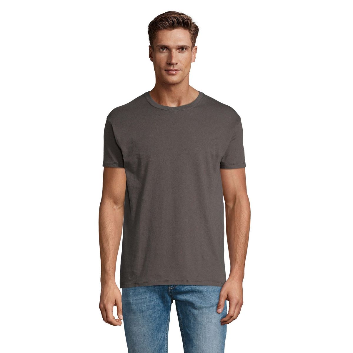 Essentielles Kurzarm-T-Shirt aus Baumwolle