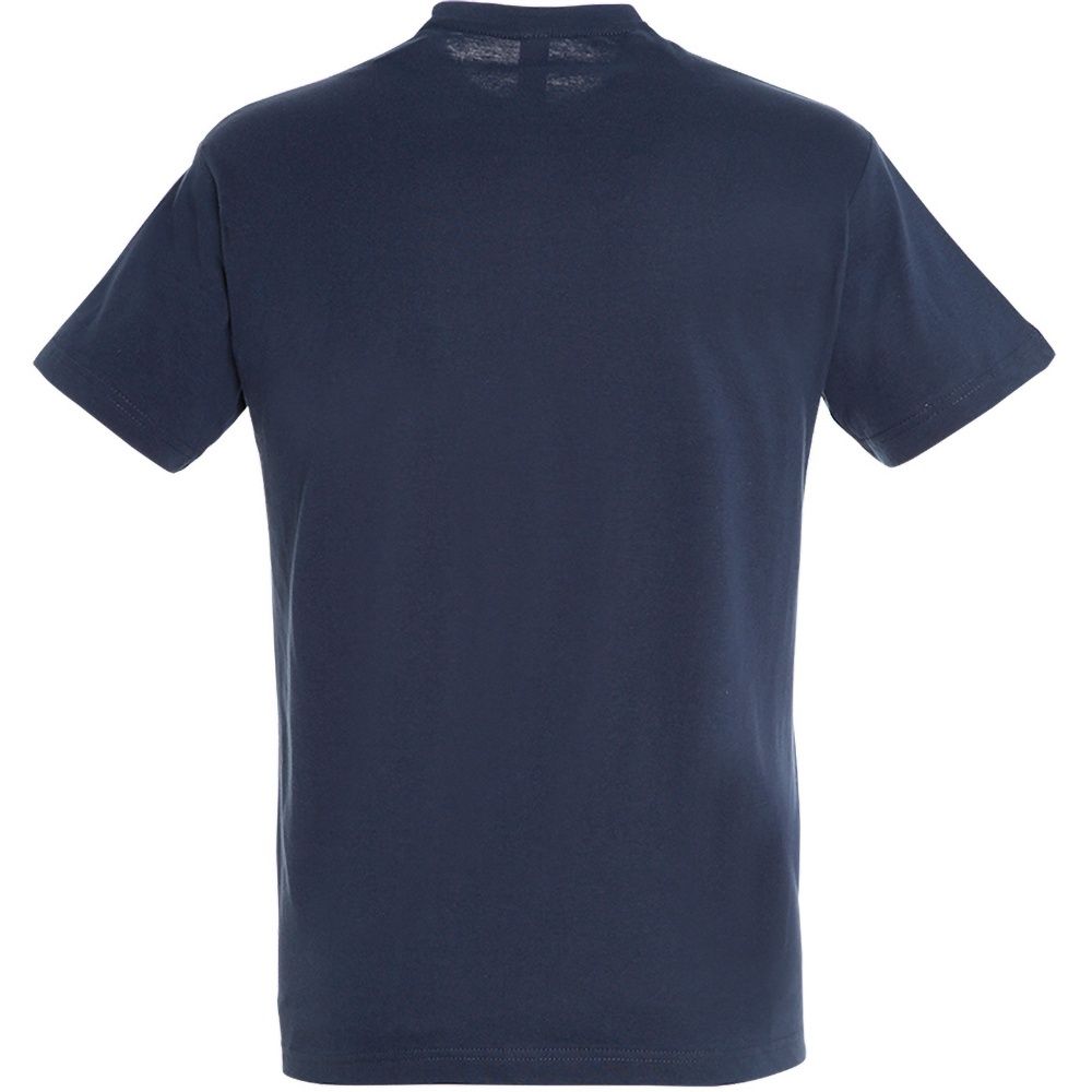 Kurzärmeliges Baumwoll-T-Shirt mit Rundhals