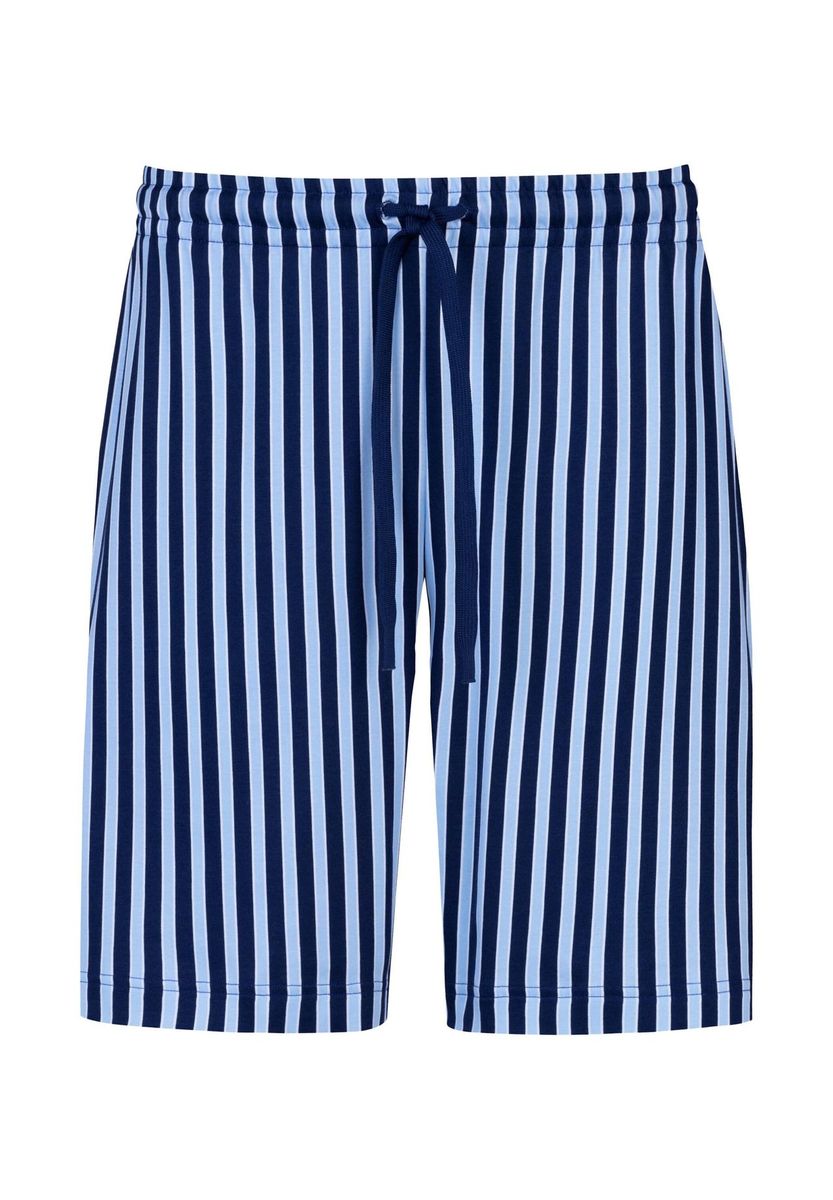 Gestreifte Lounge-Shorts aus Baumwolljersey