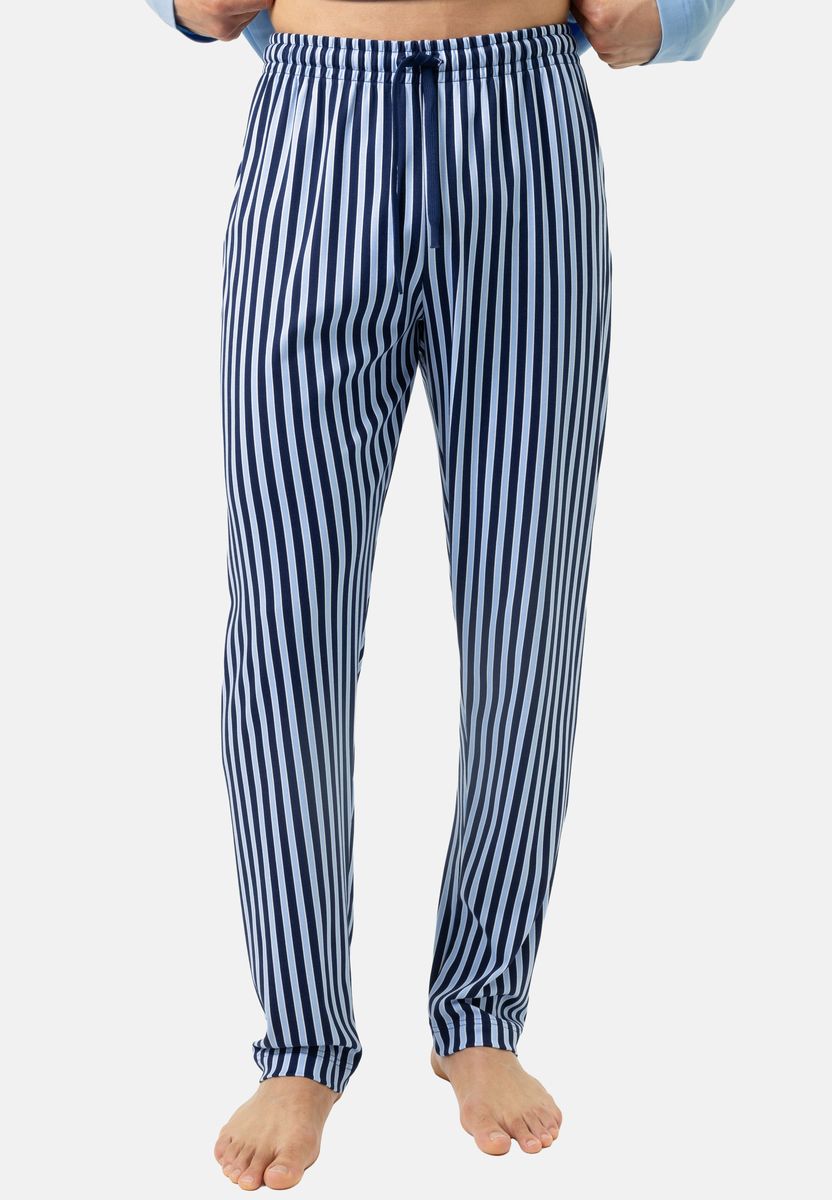 mey Schlafhose, lang, für Herren, rot|blau, M