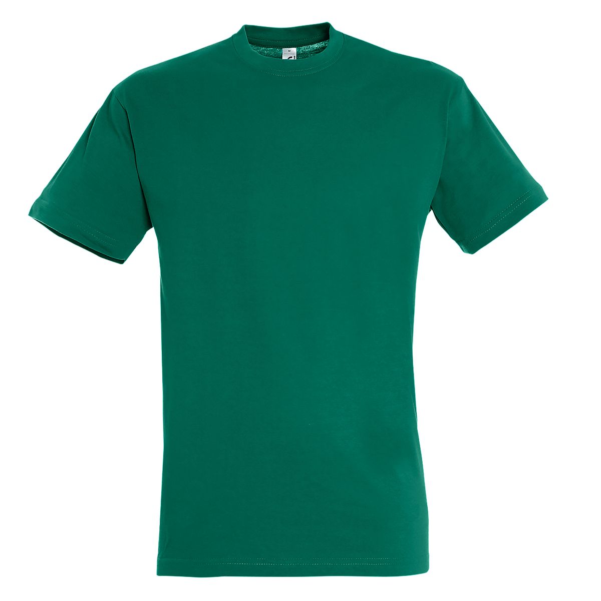 Kurzärmeliges Baumwoll-T-Shirt mit Rundhalsausschnitt