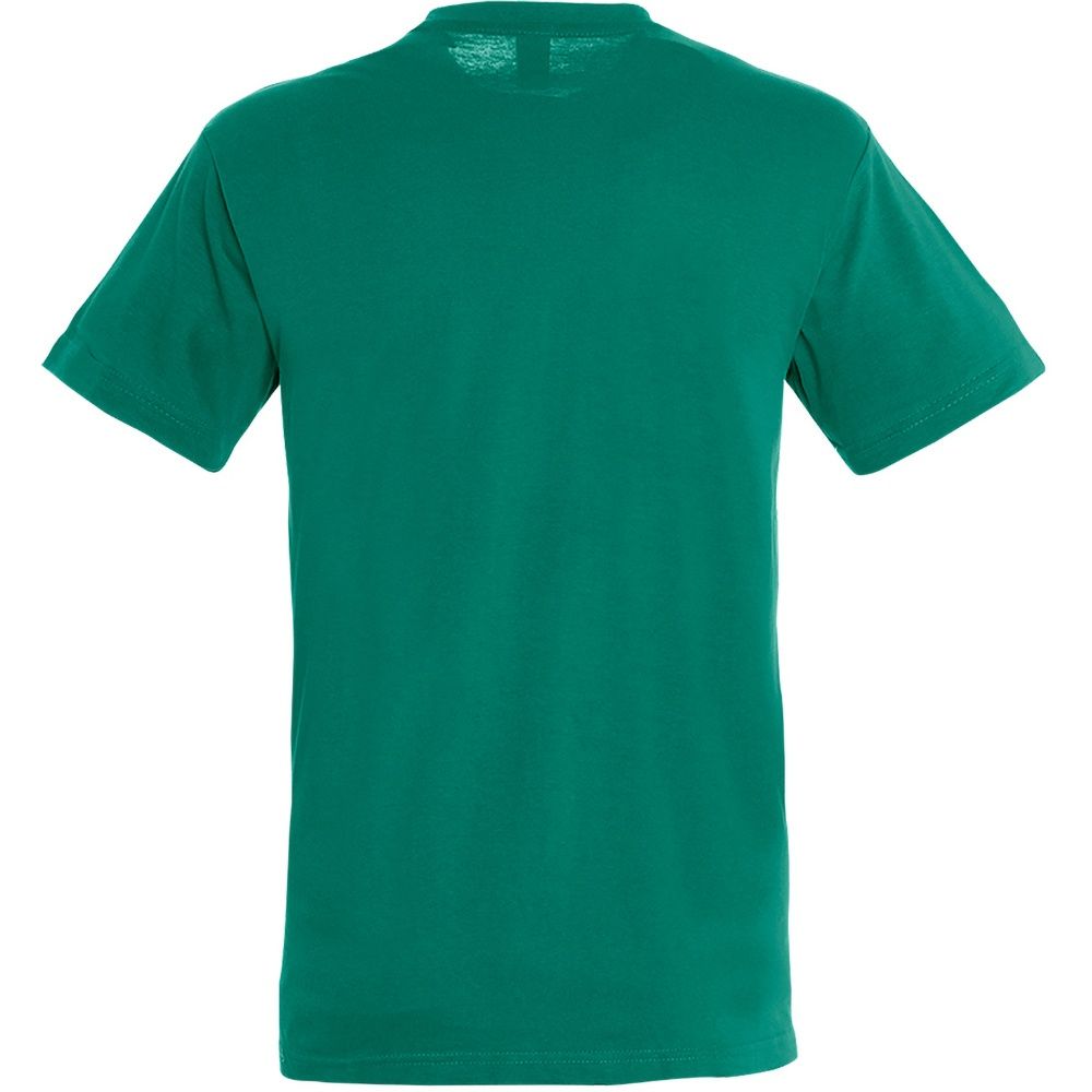 Kurzärmeliges Baumwoll-T-Shirt mit Rundhalsausschnitt