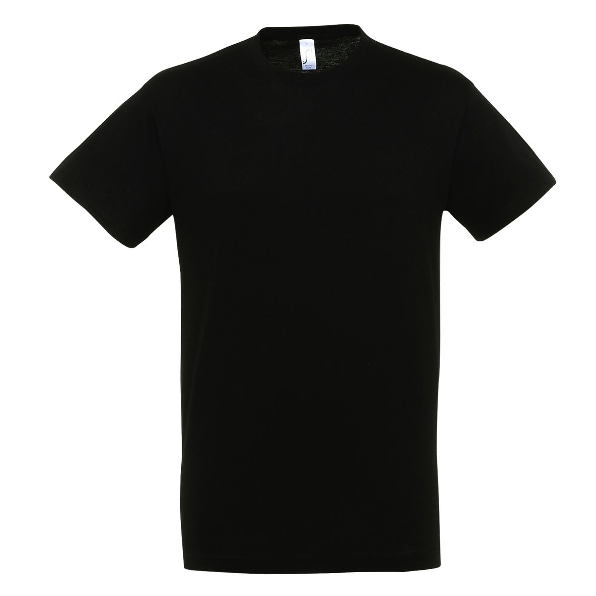 Klassisches Crewneck Baumwoll T-Shirt
