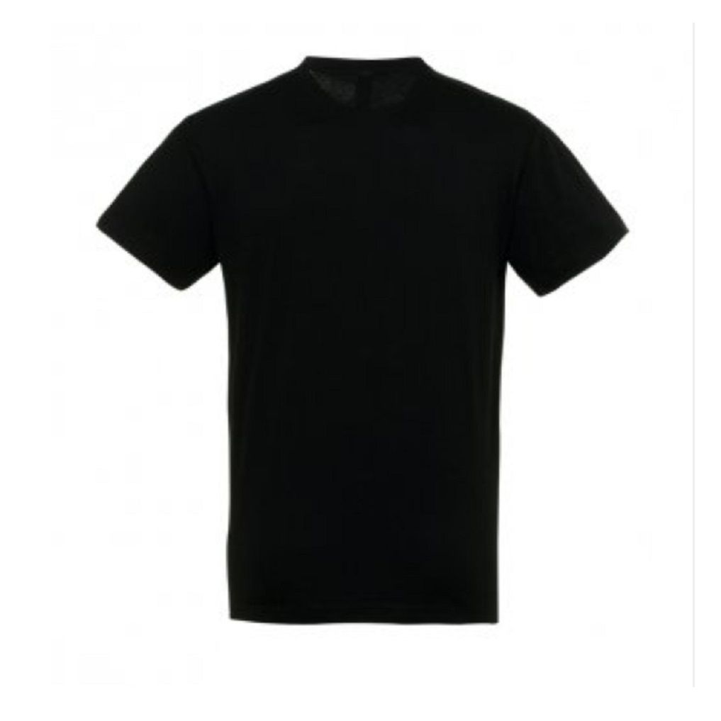 Klassisches Crewneck Baumwoll T-Shirt