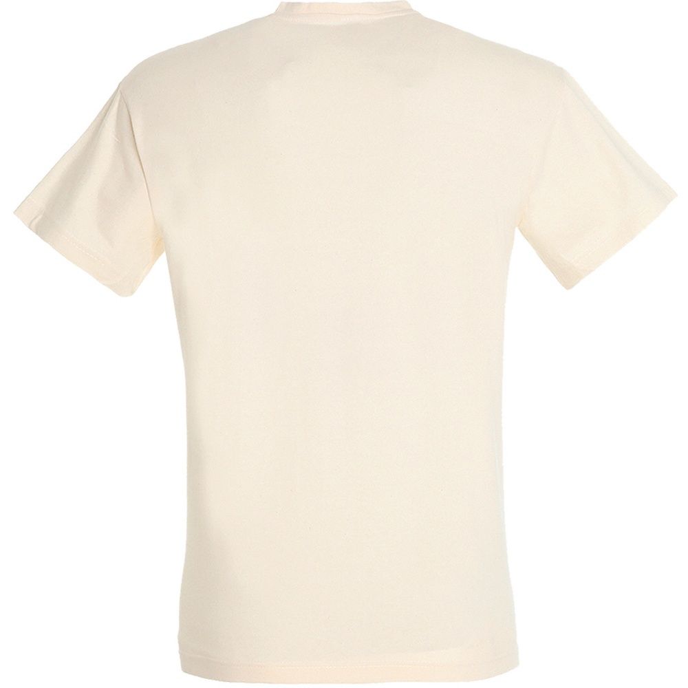 Kurzarm-Baumwoll-T-Shirt mit Rundhalsausschnitt