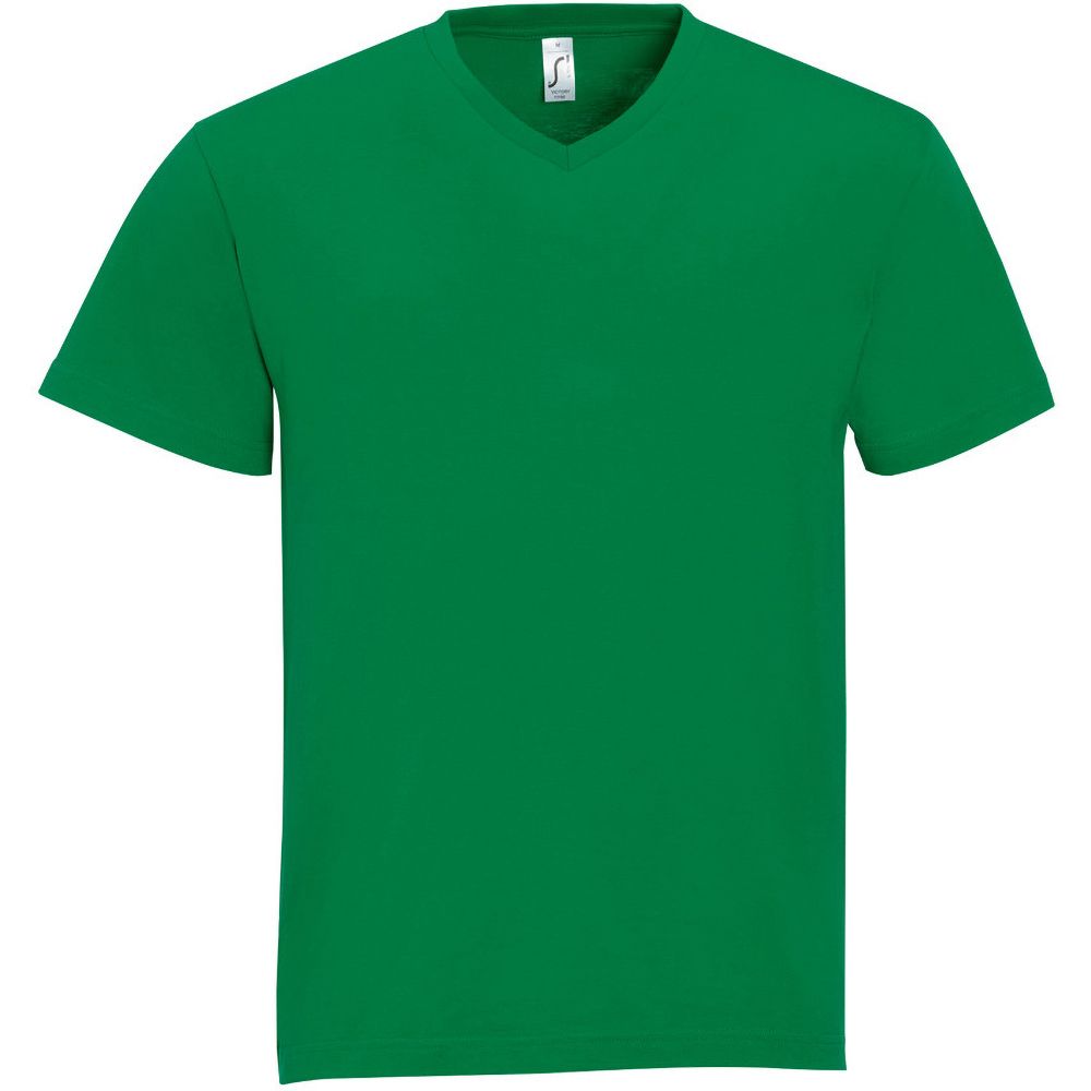 Kurzarm-T-Shirt mit V-Ausschnitt