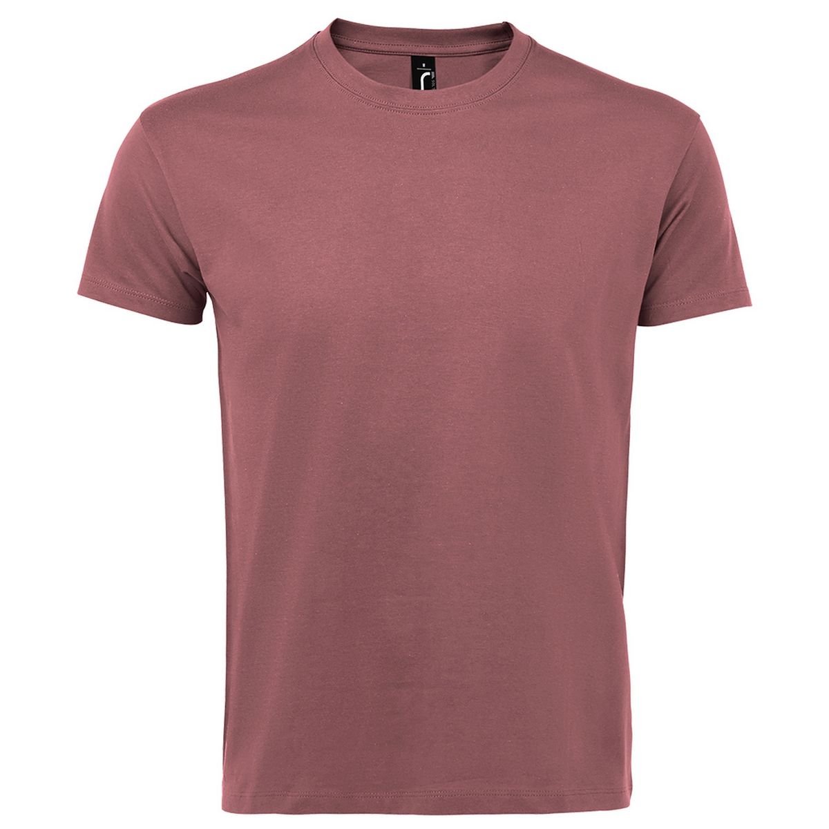 Klassisches schweres Baumwoll-Rundhalsshirt