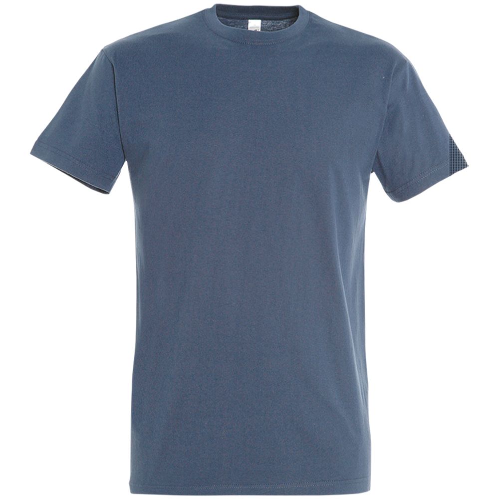 Klassisches Schweres Baumwoll-T-Shirt mit Rundhals