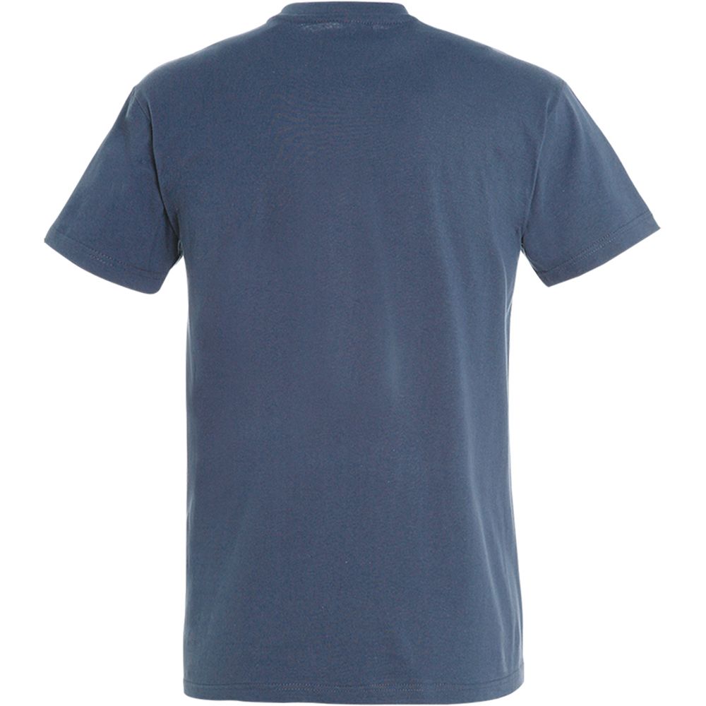 Klassisches Schweres Baumwoll-T-Shirt mit Rundhals