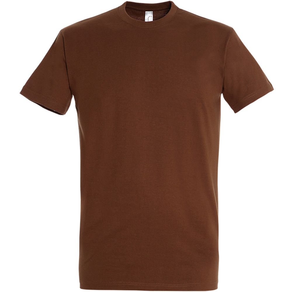 Schweres Baumwoll-T-Shirt mit Rundhalsausschnitt