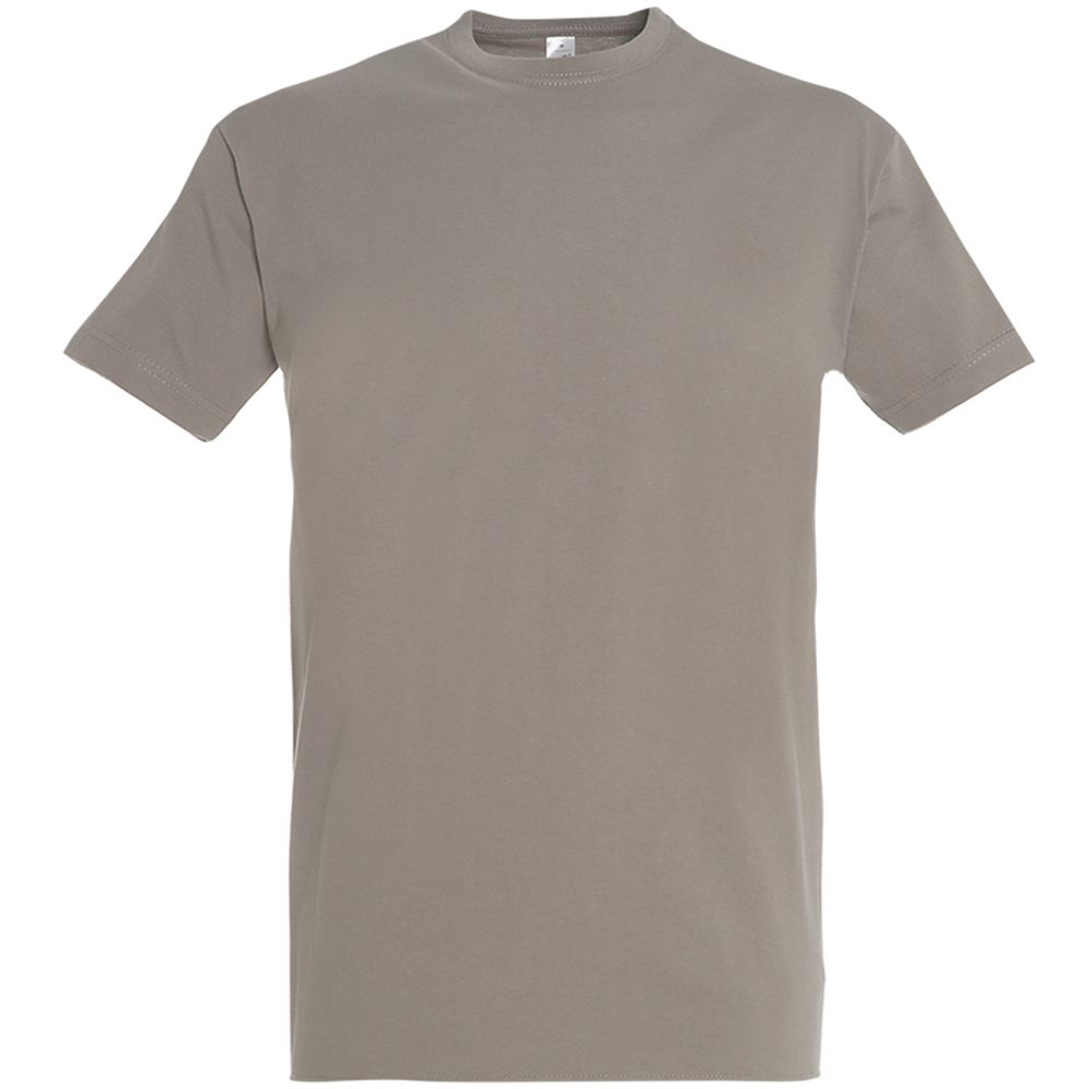 Schweres Baumwoll-T-Shirt mit Rundhalsausschnitt