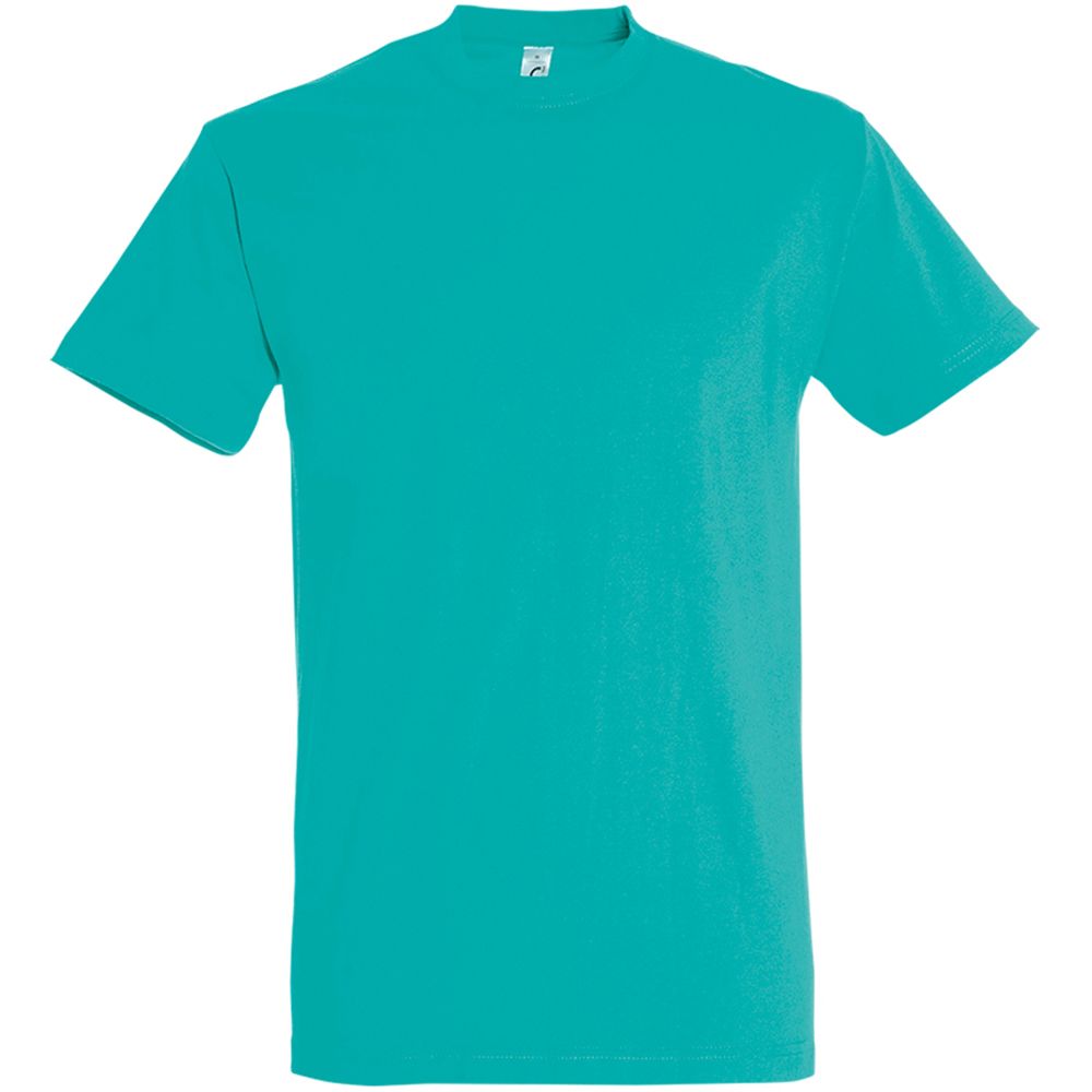 Schweres Baumwoll-T-Shirt mit Rundhals