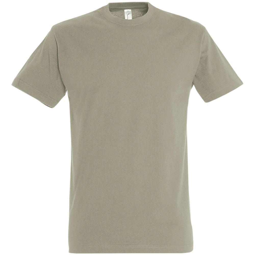 Schweres Baumwoll-T-Shirt mit Rundhalsausschnitt
