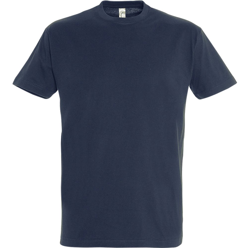 Schweres Baumwoll-Shirt mit Rundhalsausschnitt