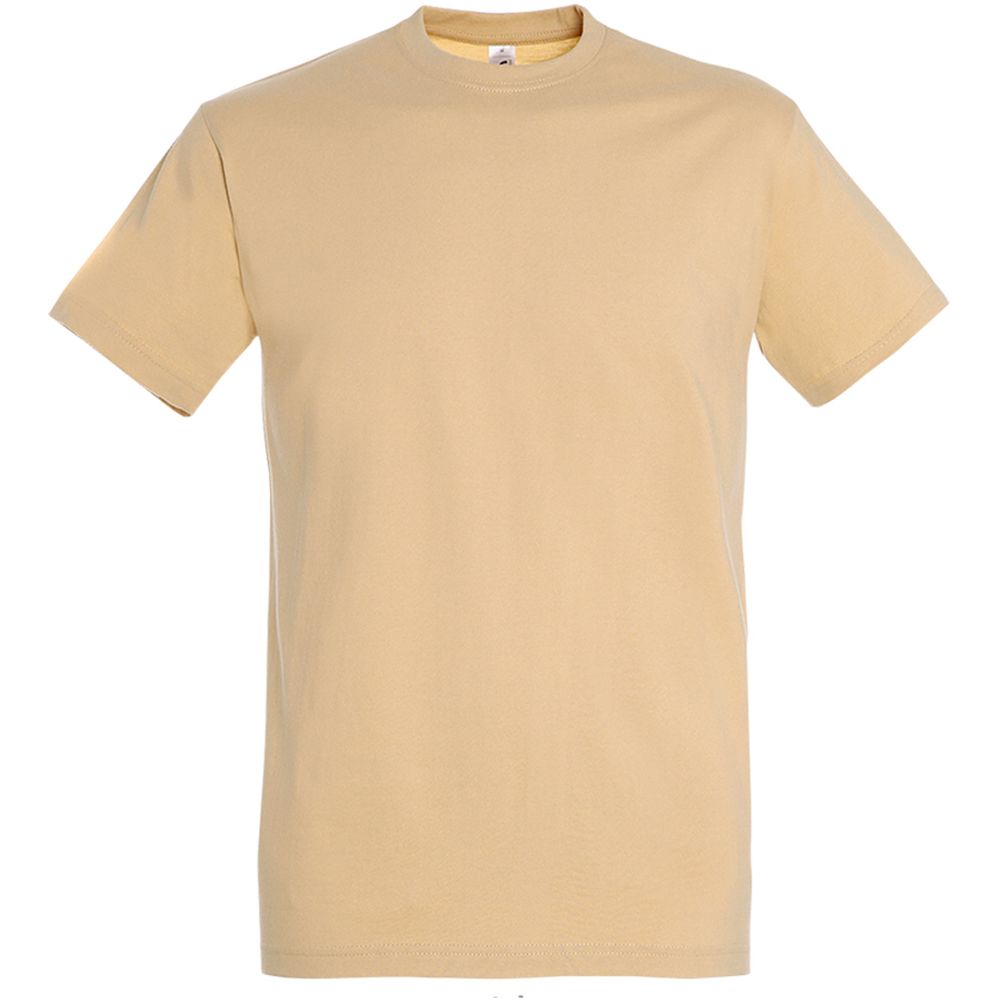 Schweres Baumwoll-T-Shirt mit Rundhalsausschnitt