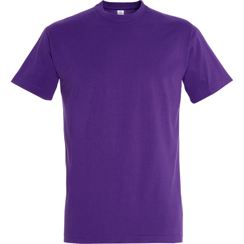 Schweres Baumwoll-T-Shirt mit Rundhalsausschnitt