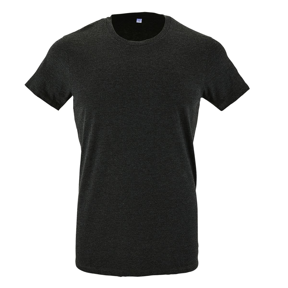 Klassisches Slim-Fit Melange T-Shirt