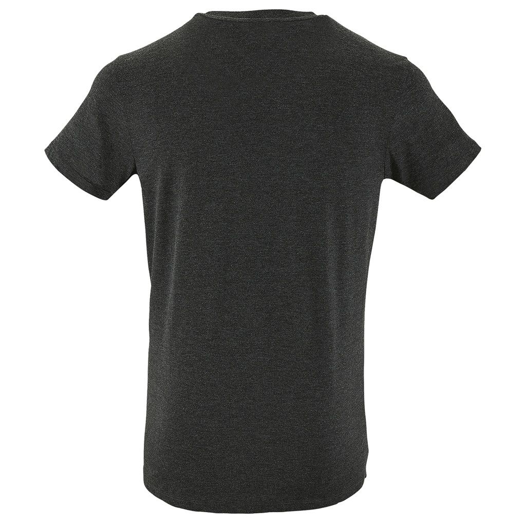 Klassisches Slim-Fit Melange T-Shirt