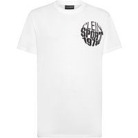 Baumwoll-T-Shirt mit Grafik-Print