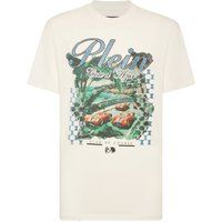 T-Shirt mit Vintage Rennsport-Grafikprint
