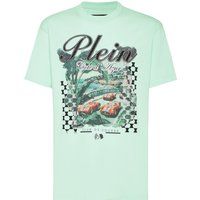 T-Shirt mit Vintage-Rennsport-Motiv